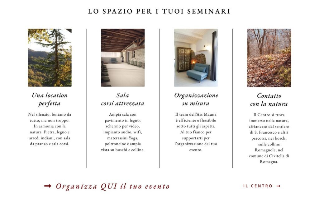 Centro Mauna — spazio per i seminari